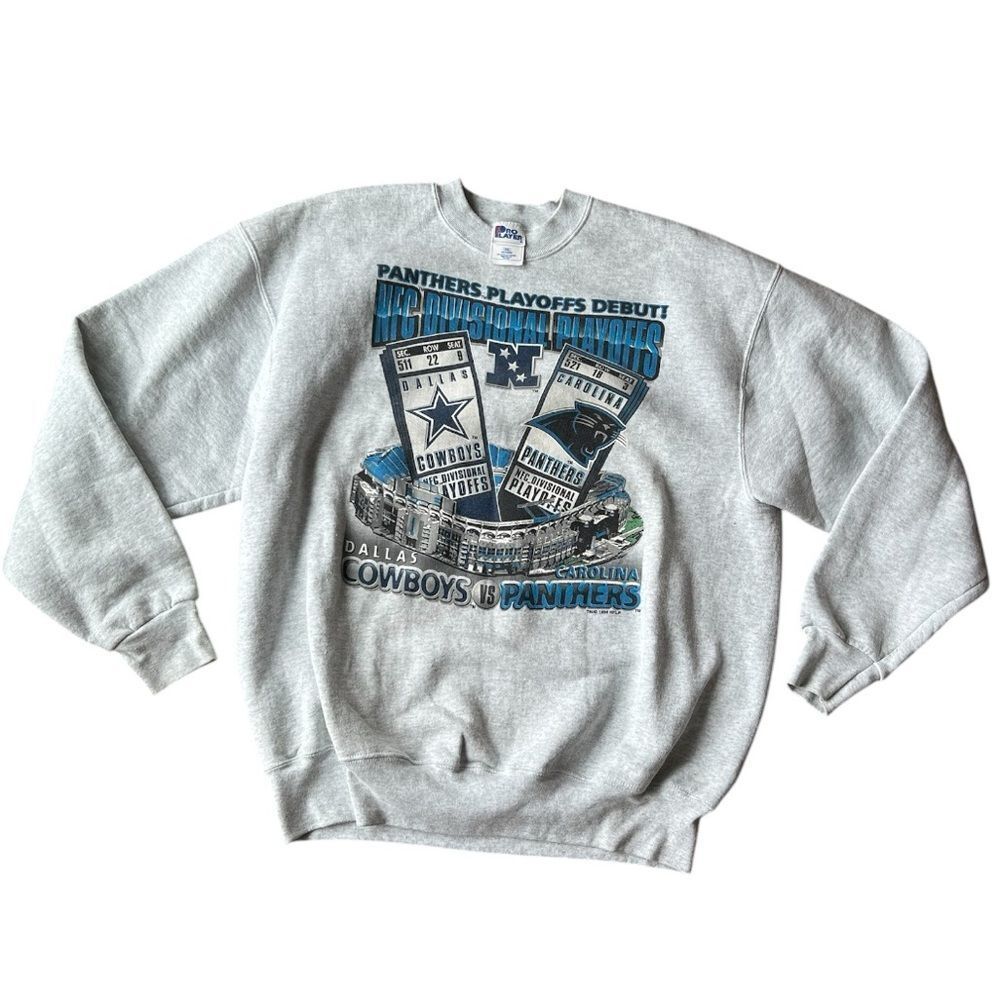 Vintage • 1996 Panthers Cowboys NFC Division Playoffs Sweatshirt